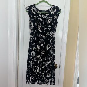 Ralph Lauren Black and White Strapless Sundress